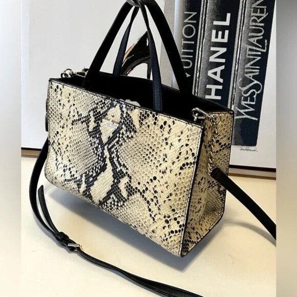 Kate Spade leather snakeskin croc embossed Crossbody bag shoulder bag - Picture 4 of 10